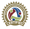Gold Certified START Program Seal featuring the start logo in the middle and a bottom gold ribbon reading "certified"
